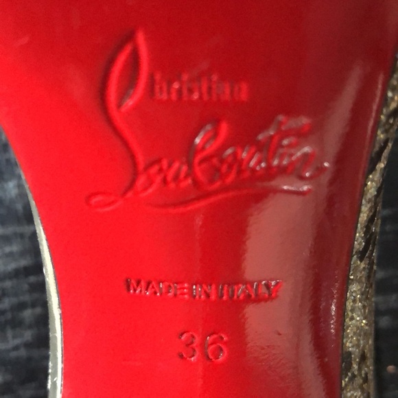 Christian Louboutin Iriza glitter pumps - Picture 7 of 8